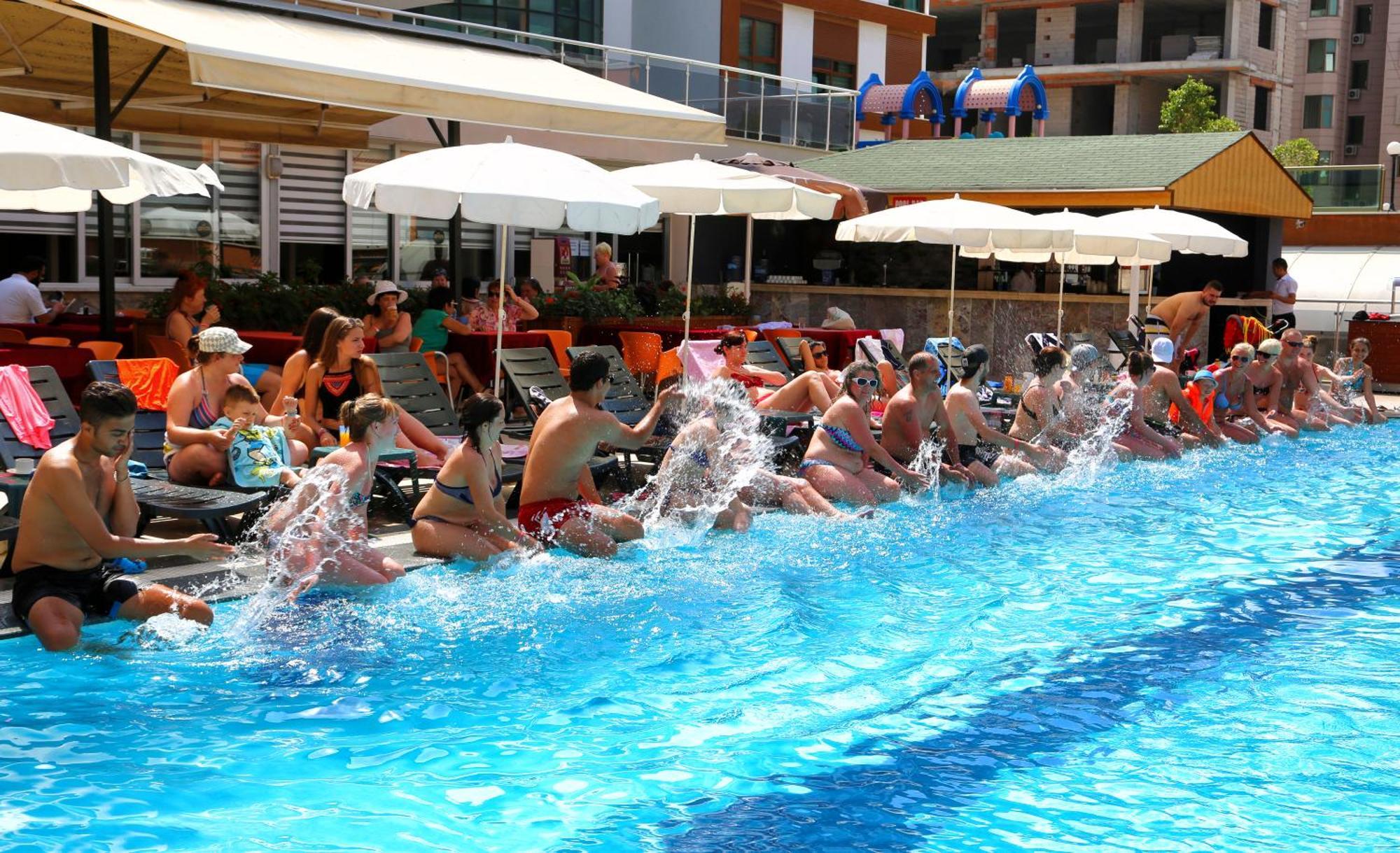Club Bayar Beach Hotel Alanya Buitenkant foto